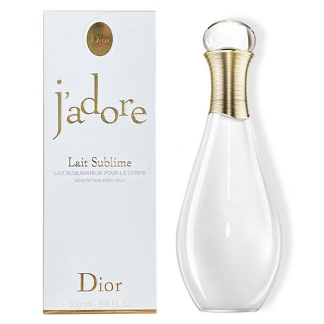 lait corps dior j'adore